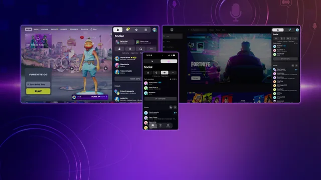 Cross-device parties, from Epic's in-game news