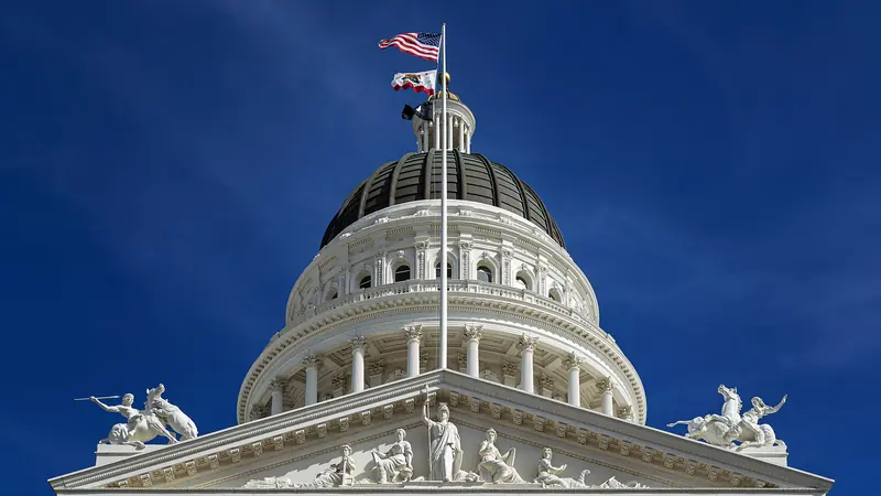 The California State Capitol in Sacramento