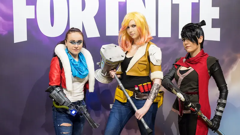 Fortnite cosplayers at Gamescom 2017