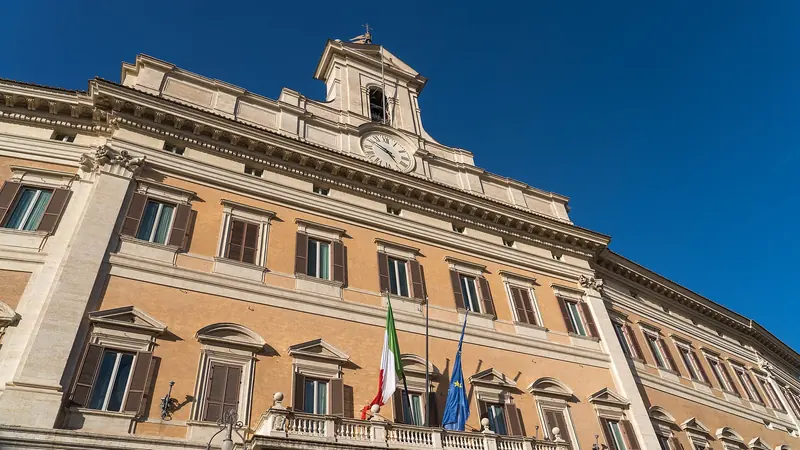 Palazzo Montecitorio, seat of the Italian Chamber of Deputies