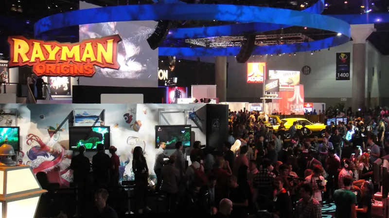 Ubisoft's booth at E3 2011