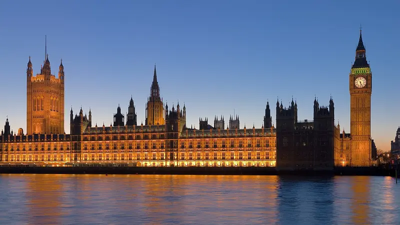 The Palace of Westminster, London