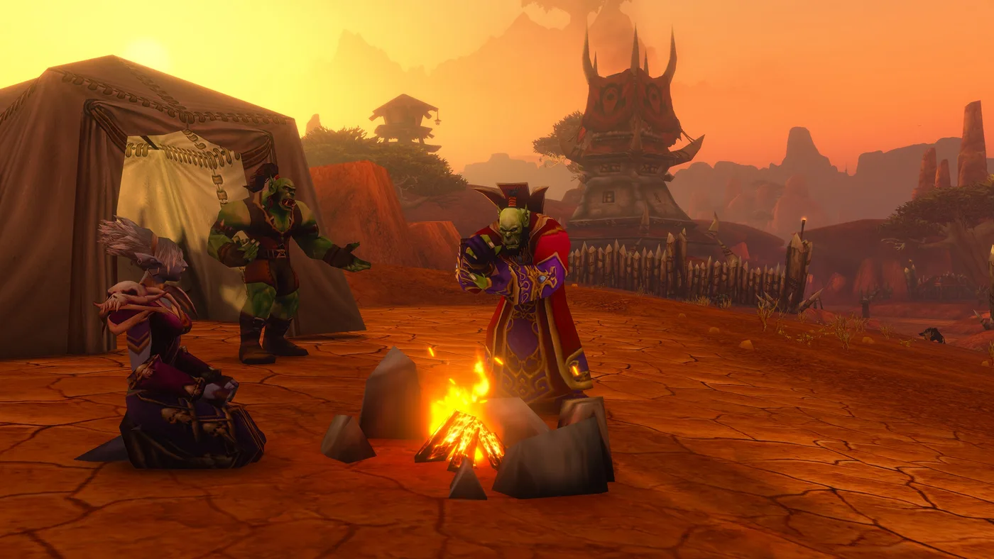 Camps are meant for groups: sit down for a minute and everyone gets the buffs.
